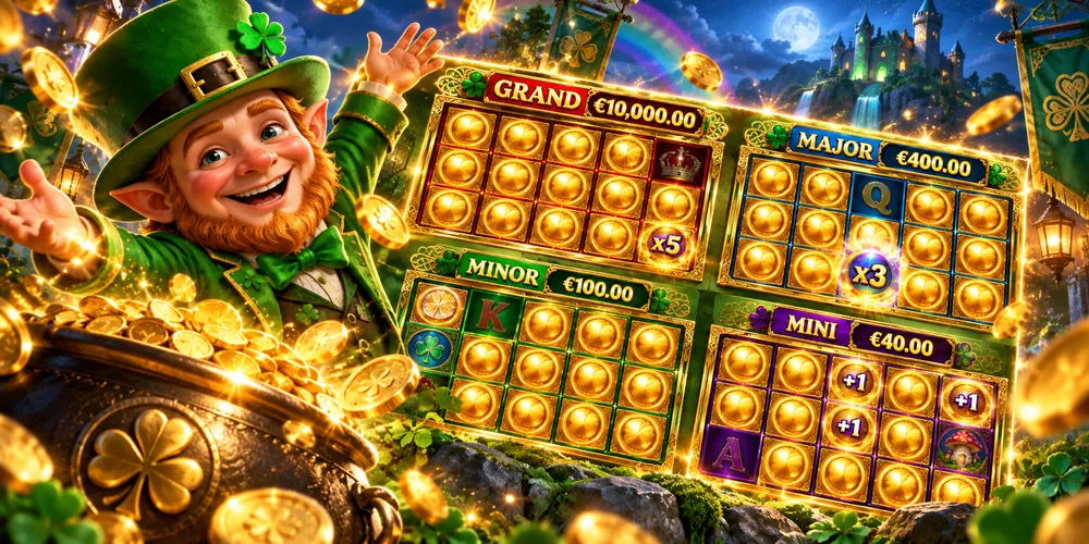 Gold Party bonus Money Respin con cuatro tableros y premios acumulados