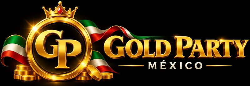 Gold Party México – logo para el encabezado